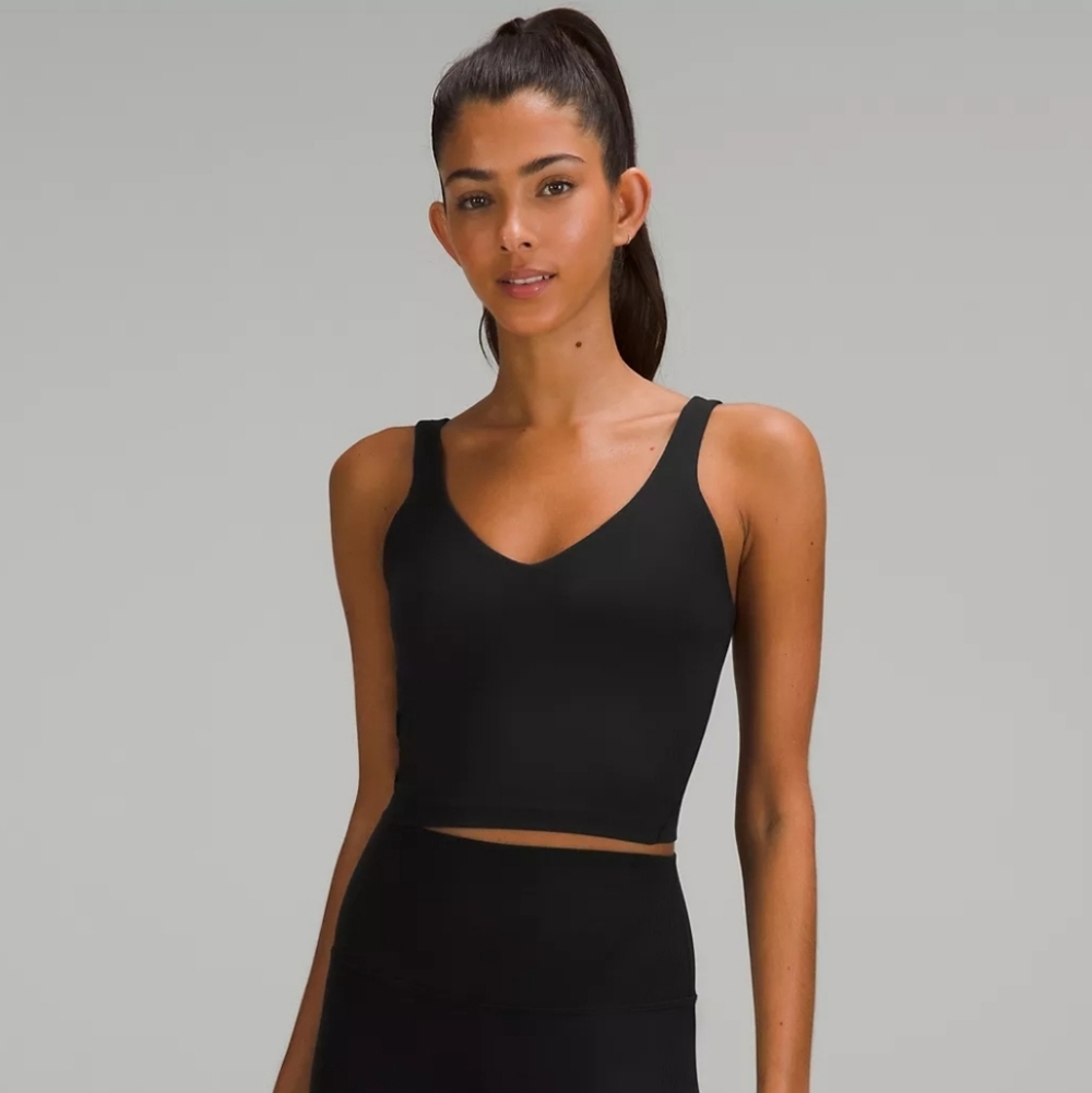 NWOT Lululemon Ribbed Black Align tank size 12 Ribbed Nulu fabric